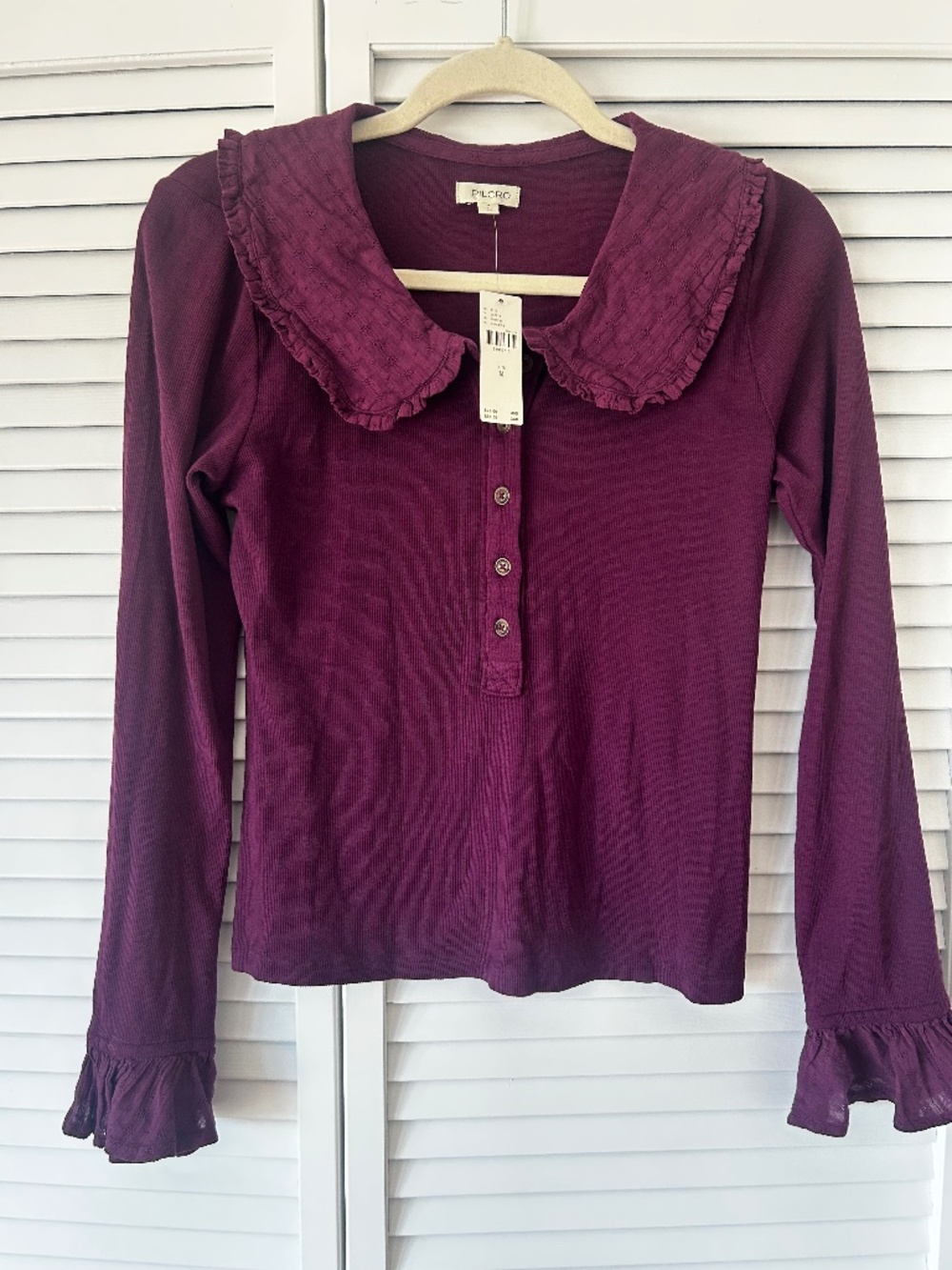 Anthropologie pilcro long sleeve shirt NWT